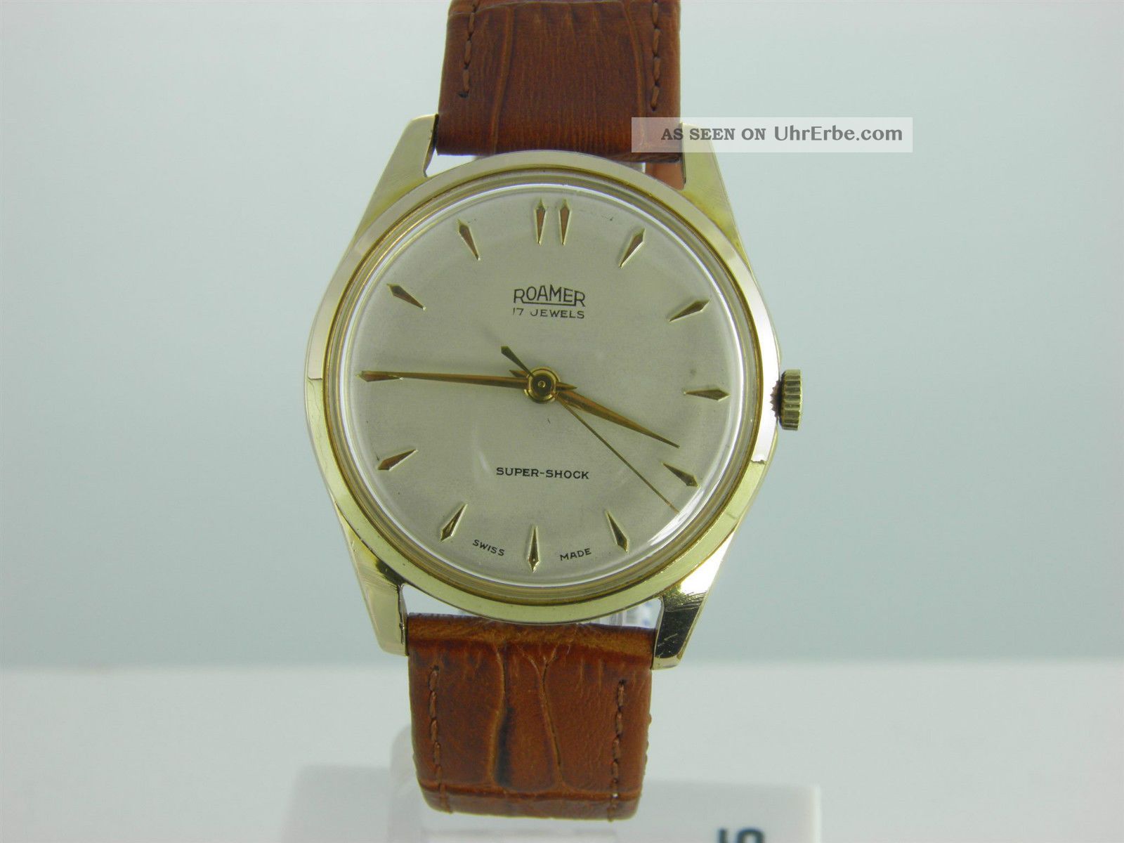 Roamer - Shock Vintage Elegant Heeren Uhr Hergestellt In Den 60er Cal.  Mst372 Armbanduhren Bild