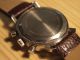 Seltener Dugena Fliegerchronograph,  Handaufzug,  Edelstahl Armbanduhren Bild 6