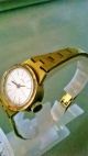 Edle Goldene Glashütte Damenuhr Armbanduhren Bild 2