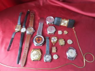 Uhrenkonvolut - Armbanduhren,  Werke - Vintage - Mechanischer Handaufzug,  Automatic Bild