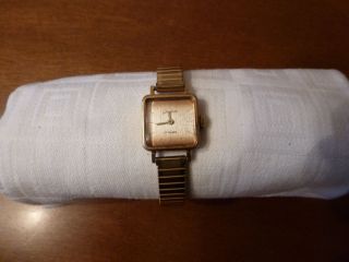 Glashütte Damen Armbanduhr 17 Rubis Metallarmband Bild