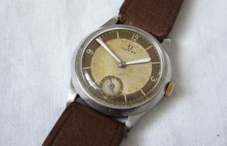 Omega Herren Armbanduhr Aus 30er Jahre Swiss Made Bild