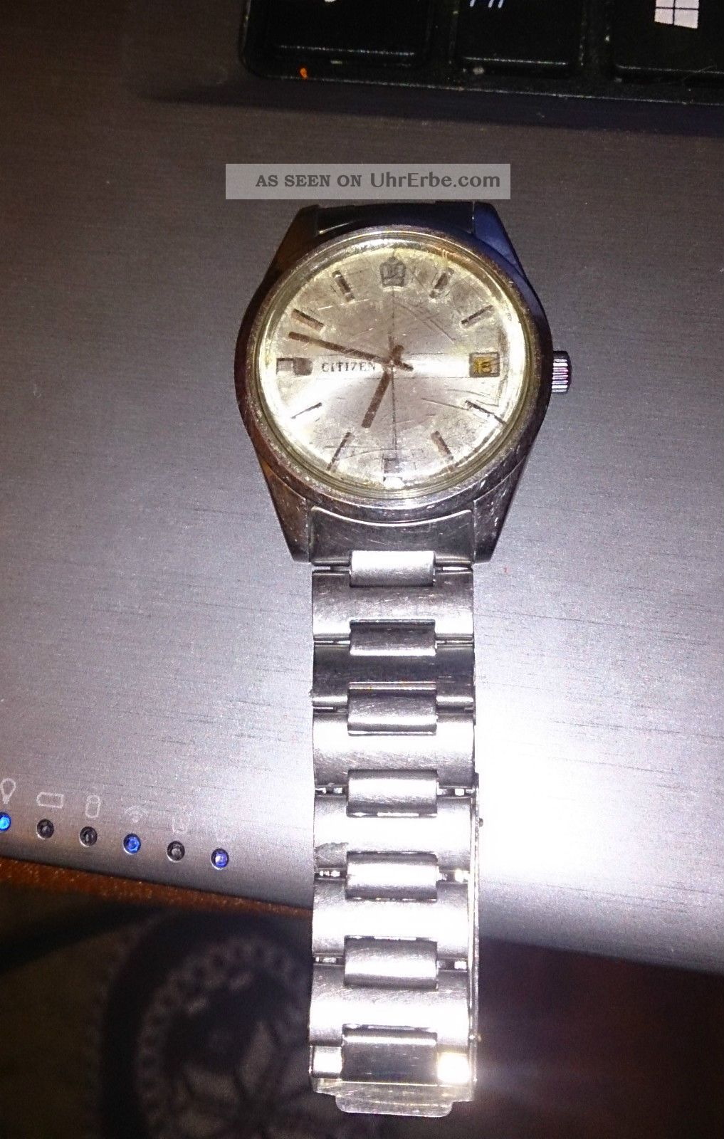 Herren Armbanduhr Citizen 8260 Mit Krone Handaufzug 17 Jewels Armbanduhren Bild