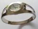 Vintage Dugena Mechanische Damenuhr Spangen - Uhr 800 Silber Gepunzt Selten Armbanduhren Bild 5