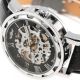 Herrenuhr Handaufzug Mechanische Mechanik Kunstleder Armband Uhr 7 Farben U Armbanduhren Bild 5