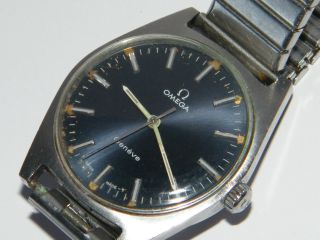 Omega Geneve Handaufzug Herren Armbanduhr,  Wrist Watch,  Repair,  Cal.  601/17 Jewels Bild