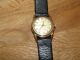 Berg Hau Uhr Armbanduhr 17 Rubins Leder Aus Den 60er Jahren Top Rarität Vintage Armbanduhren Bild 1