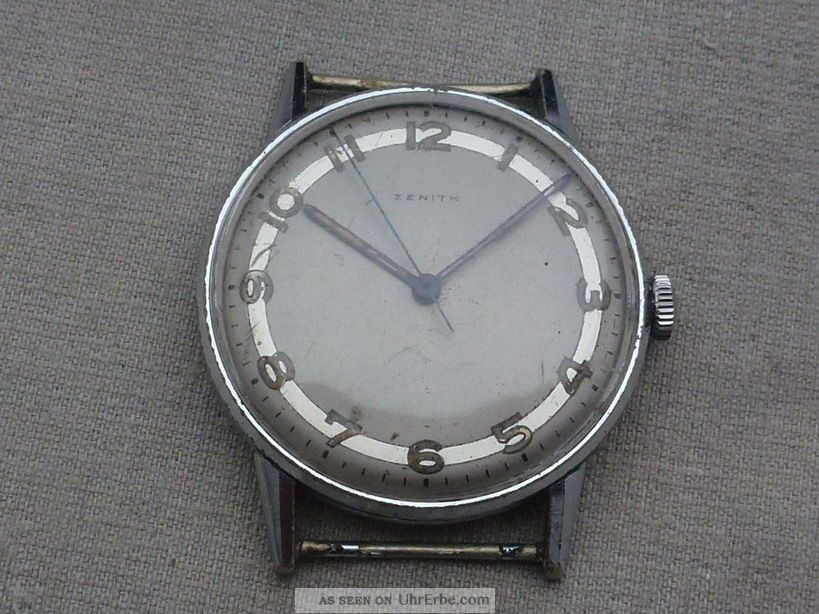 Vintage Zenith Herrenuhr - Handaufzug Cal.  106 P - 5 Armbanduhren Bild