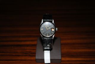 Rolex Oysterdate Precision / 6466 / Handaufzug / Red Date / Lady / Croco Leder Bild