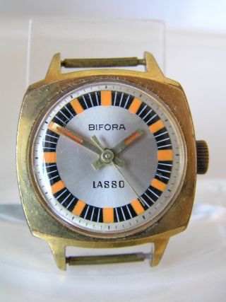 Konvolut Von 3 Mechanischen Uhren - Bifora Lasso,  Bulova Dior Und Zentra Bild