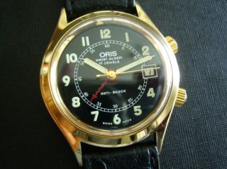 Oris Armband - Wecker Wrist Alarm Mit Handaufzug,  Datumsanzeige,  Uhrwerk As 1931 Bild