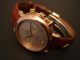 Poljot International Nikolai Chronograph 14k 585 Rose Gold Russian Watch Полет Armbanduhren Bild 1