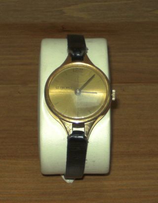 St.  Topez Swiss Uhr Dau Handaufzug Analog Vintage Sammlerstück Ok Bild