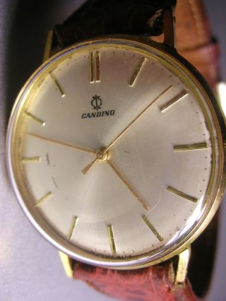 - Flach Swiss Made Candino Luxusuhr Armbanduhr Dresswatch Business Läuft Bild