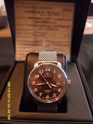 Zeppelin Lz 127 Herren Armband Uhr Bild