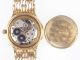 Le Blanc 585 Gelb Gold Damen Armbanduhr M.  Goldenem Zifferblatt,  Mechanisch Armbanduhren Bild 9