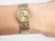 Le Blanc 585 Gelb Gold Damen Armbanduhr M.  Goldenem Zifferblatt,  Mechanisch Armbanduhren Bild 11