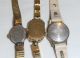 3 Alte Damenuhren.  Marke : Anker,  Zentra,  Laco / Vergoldet Armbanduhren Bild 2