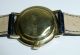 Klassiker Herren Uhr Armbanduhr Doxa Handaufzug 585/14 Karat Gold Mit Lederband Armbanduhren Bild 7