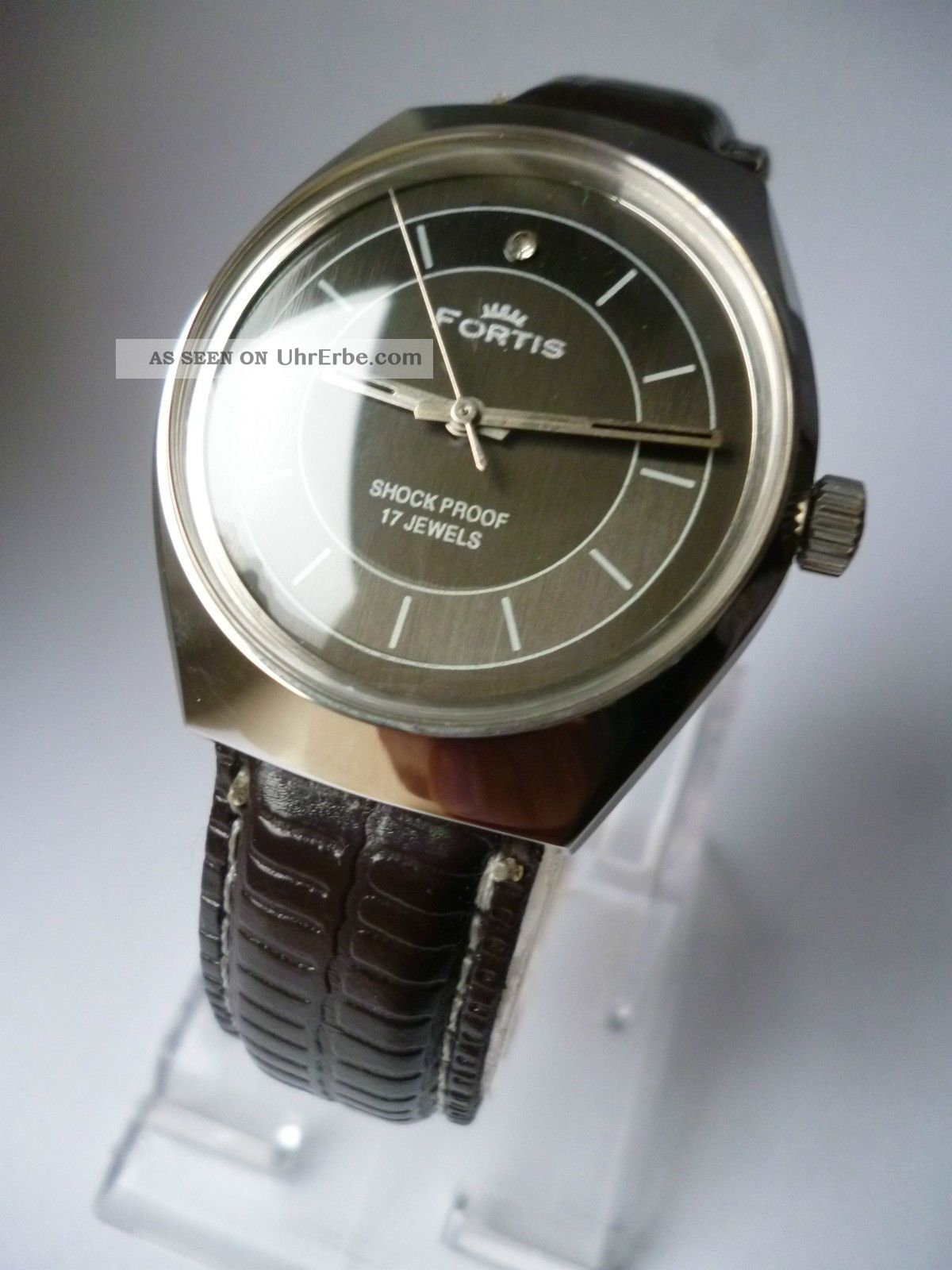 Rare Fortis Military Black Eye Handaufzug,  Vintage,  Top,  Sehr Schön Armbanduhren Bild