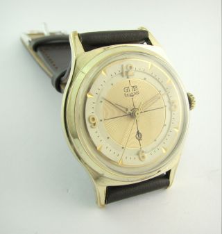Legendary.  Gub Glashutte Q1 Chronometer.  Gold Plated.  Cal.  60.  3.  Top Bild