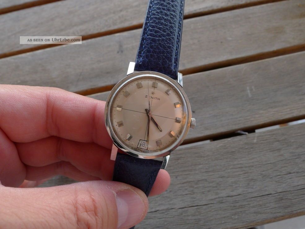 Vintage Zenith Handaufzug Ca.  1968 - 9 Cal.  2542c Armbanduhren Bild