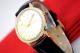 Ultra 14kt 585 Gold Uhr Handaufzug Eta 2750 Herrenuhr - Golduhr - Armbanduhr Armbanduhren Bild 5