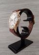 Gigandet 18k 750 Gold Chronograph Alte Armbanduhr Old Mens Wrist Watch Antique Armbanduhren Bild 3