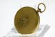 Feine 18kt.  Gold SchlÜssel Taschenuhr Mit WunderschÖnem BrÜckenwerk Um 1880 Armbanduhren Bild 2