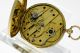 Feine 18kt.  Gold SchlÜssel Taschenuhr Mit WunderschÖnem BrÜckenwerk Um 1880 Armbanduhren Bild 6