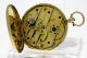 Feine 18kt.  Gold SchlÜssel Taschenuhr Mit WunderschÖnem BrÜckenwerk Um 1880 Armbanduhren Bild 7