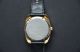 Goldfarbene 70er Jahre Zenith Herrenuhr Armbanduhr Mit Etui Swiss Made Siebziger Armbanduhren Bild 1