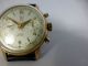 Yema Schaltradchronograph Valjoux 92,  Vergold.  Geh. ,  Handaufzug,  Vintage 1920 - 70 Armbanduhren Bild 1