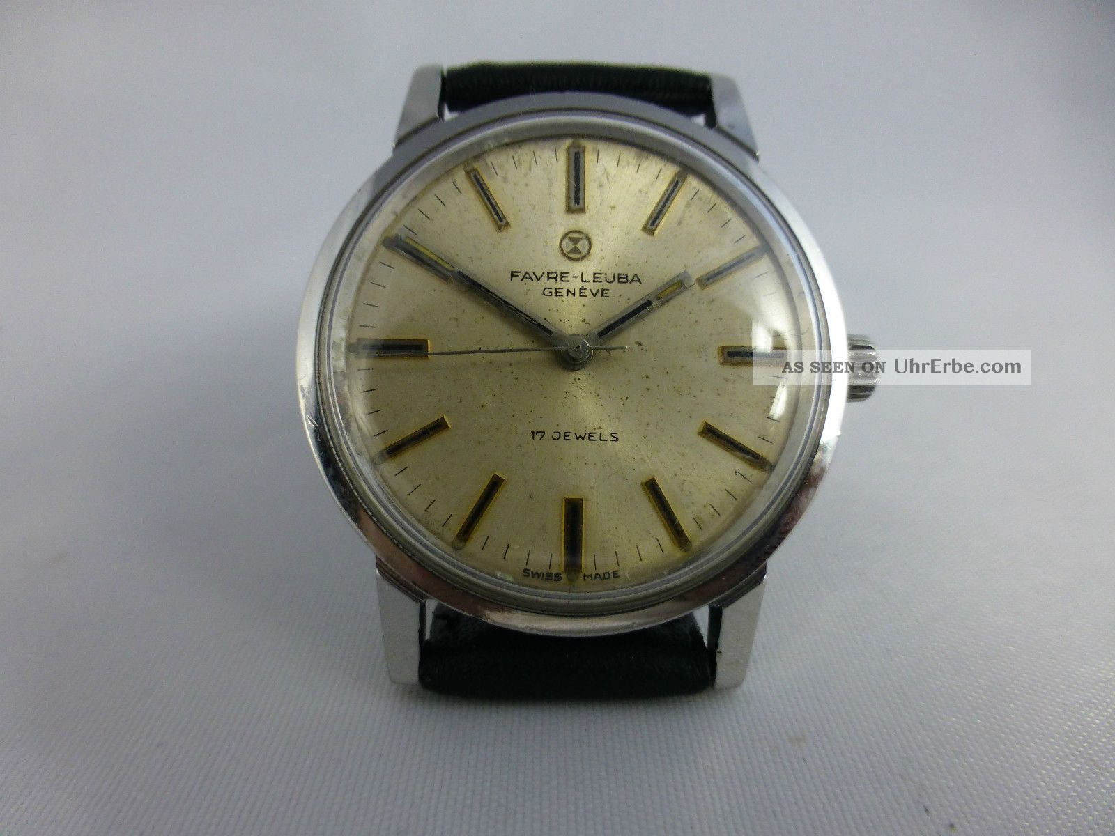 Favre Leuba Kal.  253 Handaufzug,  Edelstahl,  Vintage 1920 - 70 Armbanduhren Bild