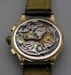 Movado Gold Chronograph Mit Handaufzug Armbanduhren Bild 1