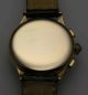 Movado Gold Chronograph Mit Handaufzug Armbanduhren Bild 3