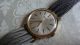 Bulova Handaufzug,  Manufakturwerk Bulova Kal.  11 Alc,  20 Micron Vergoldet Armbanduhren Bild 2