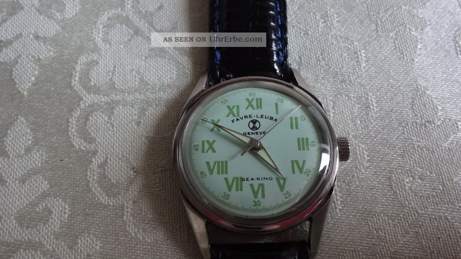 Favre Leuba Sea King Handaufzug,  Manufakturwerkskal.  Fl 101 Armbanduhren Bild