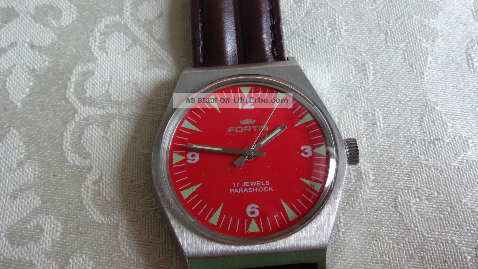 Fortis Handaufzug,  Uhrwerk Fhf Kal.  909 N Armbanduhren Bild