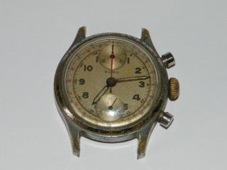 Elmo Chronograph Vintage Handaufzug,  Wrist Watch,  Repair,  Cal 1270,  17 Jewels Bild