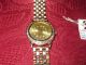 Rolex Herren Armband Uhr (14 Karat) Massiv Gold Und Diamanten Armbanduhren Bild 5