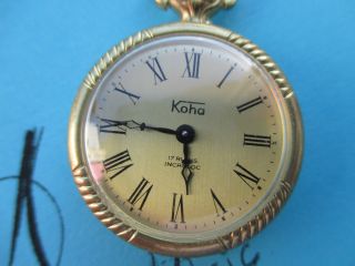 Damen Ketten Uhr Von Koha 17 Rubis Incabloc Bild