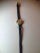 Goldfarbige Damenuhr Jugendstil Junghans Armbanduhren Bild 1