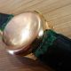 Chronographe Suisse Herrenuhr Handaufzug Aus 750er Gold/18 Karat Gelbgold Armbanduhren Bild 9