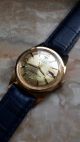 Dolmy Armbanduhr Handaufzug Lederband Schwarz Vintage Armbanduhren Bild 1