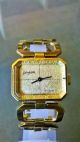 Schöne Große Vergoldete Glashütte Damen Armbanduhr Armbanduhren Bild 1