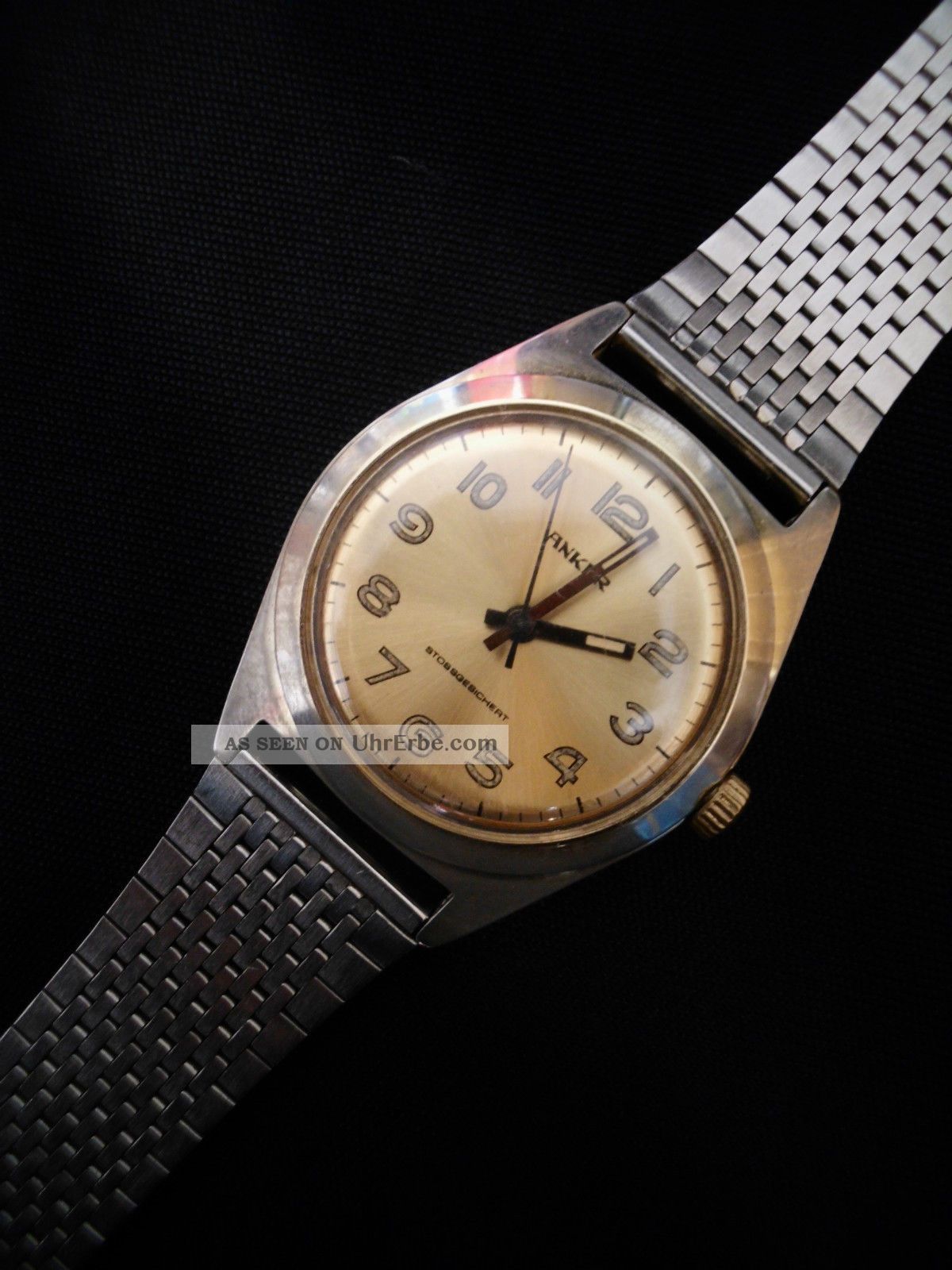 Anker Antimagnetic Stossgesichert,  Handaufzug.  Herren Uhr.  22,  5 Cm Lang Armbanduhren Bild