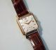 Longines Armbanduhr Antik Herren Damen Gelbgold 18k Wohl 40er Jahre Lederarmband Armbanduhren Bild 4