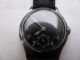 Armbanduhr Jaeger Le Coultre,  Etwa 1940,  Schwarzes Blatt Armbanduhren Bild 1