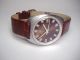 Junghans 1973er Vintage Herrenuhr Mit Datum & Kroko Armband German Made Armbanduhren Bild 1
